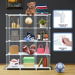 12 Cube Metal Wire Storage Shelf Modular Organizer DIY Storage Rack White. Available at Crazy Sales for $59.97