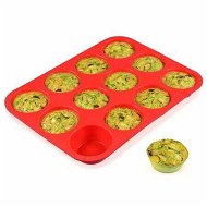 Detailed information about the product 12 Cups Silicone Muffin Pan - Nonstick Cupcake Pan 1 Pack Regular Size Silicone Mold