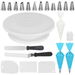 12 Different Interfaces 2 Icing Spatulas 3 Icing Smoothers 3 Silicone Piping Bags 50 Pastry Bags And 1 Coupler. Available at Crazy Sales for $19.95