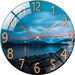 12 Inch Glass Wall Clock Silent Scanning Mechanical Round Glass Wall Clock, Suitable for Living Room, Kitchen, Office. Available at Crazy Sales for $19.95