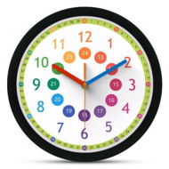 Detailed information about the product 12 Inch Wall Clock For Children Mute Wall Clock For Children Learning