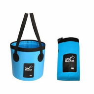 Detailed information about the product 12L Collapsible Bucket With Handle Multifunctional Foldable Water Container For Camping/Hiking/Traveling/Fishing/Washing/Gardening (Blue)