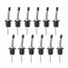 12 Pack Classic Bottle Pourers,Stainless Steel Liquor Pour Spouts Tapered Spout - Liquor Pourers with Rubber Dust Caps,Bar Bartender Accessories. Available at Crazy Sales for $9.99