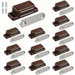 12 Pack Magnetic Cabinet Door Catches Brown Strong Magnet Latches with Screws for Cupboards Drawers Wardrobes Kitchen Bathroom Shutters. Available at Crazy Sales for $10.99