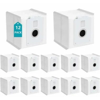 12 Pack Vacuum Dust Bag for LG CordZero All-in-One Cordless Cleaner A939KBGS, A938KBGS, A937KGMS, A949KTMS, Compatible with LG All-in-One Tower