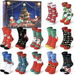 12 Pairs Christmas Socks Advent Calendar Cuddly Socks Funny Socks Cotton,Christmas Calendar with 12 Surprises Christmas Socks Gift Set. Available at Crazy Sales for $59.99