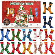 Detailed information about the product 12 Pairs Christmas Socks Advent Calendar,24 Days Countdown Calendar Socks Perfect Gift Idea for Men and Women