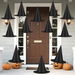 12 PCS Witch Hats,Thickened Hanging Witches Hat Halloween Decor,Black Wizard Hat with 32M Rope Witches Hats to Hang from Ceiling. Available at Crazy Sales for $19.99