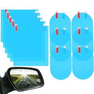 Detailed information about the product 12 Pieces Car Rearview Mirror Film Rainproof Waterproof Mirror Film Anti Fog Nano Coating Car Film For Car Mirrors And Side Windows