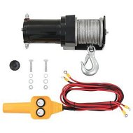 Detailed information about the product 12 V Electric Winch 907 KG Wire Remote Control