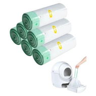 Detailed information about the product 120 Count Cat Litter Box Liners,64x40cm,Heavy-Duty,Economy Bulk Pack