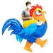 120 TO 150cm Halloween Inflatable Rooster Costume Funny Cosplay Blow up Battery POWERED Costume for Kid Teen Birthday Christmas. Available at Crazy Sales for $44.95