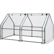 Detailed information about the product 120x60x60cm Mini Portable Greenhouse with Durable PE cover,Reinforced cloche design for ample ventilation,Waterproof and UV resistant Perfect for seedlings,vegetables,flowers