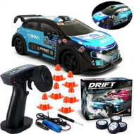 Detailed information about the product 1/22 2.4G RC Drift Cars Vehicle Toys Supercars 4WD Remote Control Racing Cars Boys Toy 12km/h High Speed Sports Car With Replaceable Tires Color Blue