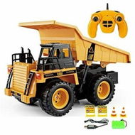 Detailed information about the product 1:22 Scale 4CH RC Dumper RTF Electric Construction Truck For Kids.