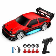 Detailed information about the product 1:24 Scale RC Drift Car 4WD 2.4GHz 20KM/H High Speed Racing Sport Toy Car with LED Lights,Racing and Remote Control Color Red