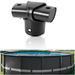 12427A T-Joint for Intex Ultra Frame Pools, Leg and Beam Joint Replacement Part for 15ft to 24ft Round Above Ground Pools, Compatible with 12427 / 12427A. Available at Crazy Sales for $24.95