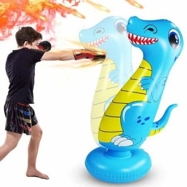 125cm Inflatable Punching Bag: For Practicing Karate, Taekwondo, and Boxing (Suitable for Boys and Girls)