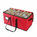 128 slots Christmas Ornament Storage Box with Dual Zipper Closure Box Holiday Ornaments 61X30X30cm. Available at Crazy Sales for $29.99