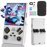 Detailed information about the product 128G 40000 in 1 V40 MAX Handheld Game Console 4.0 inch IPS Screen Mini Retro Console 3800mAh Portable Pocket Arcade 45 Mainstream Emulator (White)