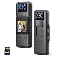 Detailed information about the product 128GB Mini 4K Body Camera with Video, Small Cameras for Vlogging with 9Hrs Long Battery Life, Daily Easy to Use for Traveling Cycling Motorcycle