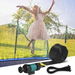12M Trampoline Sprinkler, Summer Fun Outdoor Backyard Water Play Cool Down Water Sprinkler for Kids Games, Fmaily Party, Sprinklers for Yard Green. Available at Crazy Sales for $16.95