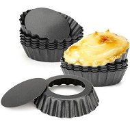Detailed information about the product 12pc 3inch Cake Egg Tart Molds Removable Bottom,Cupcake Cake Muffin Mold Tin Pan Baking Tool,Bakeware Carbon Steel for Pies,Cheese Cakes,Desserts