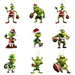 12pcs 8cm Christmas Tree Sports Muscle Grinch Pendant Funny Accessories Christmas Pendants Hanging. Available at Crazy Sales for $19.11