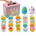 12pcs Easter Egg Fillers Toy Non-toxic Multicolor Safe Material Abs Kawaii Design Printed Opening Eggshell. Available at Crazy Sales for $14.99