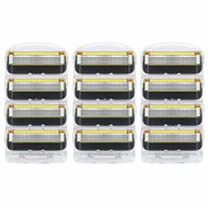 Detailed information about the product 12pcs Razor Blade Shaving Razor Blade Refills for Fusion 5,Yellow New Version