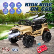 Detailed information about the product 12V Electric Car Ride On Toy Truck Remote Control 2 Seater Vehicle Licensed Toyota FJ Cruiser Battery Powered 4WD Off Road Jeep ATV with Lights