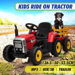 12V Electric Kids Ride On Tractor and Trailer Farm Toy Tractor Set. Available at Crazy Sales for $199.96
