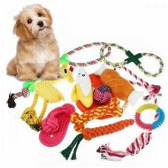 Detailed information about the product 12x Assorted Dog Puppy Pet Toys Ropes Chew Ball Knot Training Play Bundle Cotton