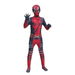 130cm Deadpool Kids Superhero 3D Bodysuit Jumpsuit Halloween Christmas Party Costume with Headwear. Available at Crazy Sales for $34.99