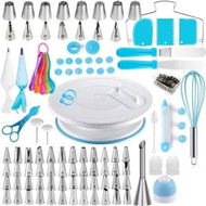 Detailed information about the product 137pcs Cake Decorating Kit with Cake Turntable for Decorating,Pastry Piping Bag,Russian Piping Tips Baking Tools,Cake Baking Supplies for Beginners