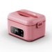 1.3L Cordless Electric Lunch Box,24000mAh Battery Smart Reservation,Portable Food Warmer with Removable Divider for Office & Outdoor Use Pink. Available at Crazy Sales for $79.95