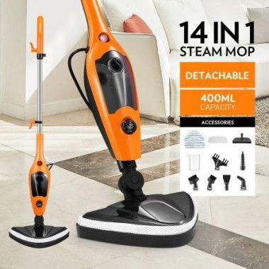 14-in-1 Steam Mop Handheld Steamer With Accessories