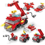 Detailed information about the product 142 Pcs City Fire Vehicle Blocks Building Bricks Kits Toys 6 In 1 STEM Building Blocks Best Gift For Kids Aged 6+