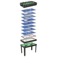 Detailed information about the product 15-in-1 Multi Game Table 121x61x82 cm Black