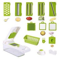 Detailed information about the product 15-in-1 Vegetable Slicer And Chopper Vegetable Cutter For Salad Maker Cheese Slicer Onion Chopper Dicer White