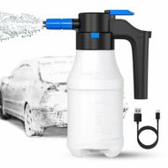 Detailed information about the product 1.5 Liters Electric Foam Sprayer with USB, Pressurized Foam Sprayer for Car Washing,Foam Sprayer for Home, Garden and Car Beauty and Cleaning