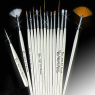 Detailed information about the product 15 Nail Art Design Painting Draw Pen Polish Brush Set