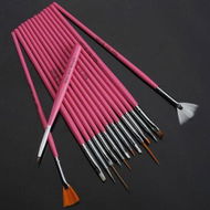 Detailed information about the product 15 Nail Art Design Painting Tool Pen Polish Brush Set