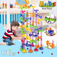 Detailed information about the product 150 Pcs DIY Marbles Roll Ball Creative Building Toy Playset