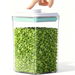 1500ML Square Airtight Food Storage Container with Pop Lid, Rice Flour Pasta & Snack Container, Stackable & Durable Kitchen Pantry Organizer. Available at Crazy Sales for $29.95