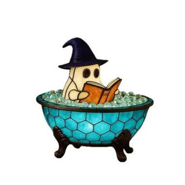 15cm Ghost Bubble Bath Lamp Christmas Decoration Battery Powered Ideal For Halloween Christmas decorations