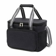 Detailed information about the product 15L Insulated Travel Lunch Bags for Office Women Men,Oxford Cloth Tiffin Bag,Office Insulated Ice Pack for Women,Outdoor Tiffin Bags Color Black