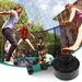 15M Trampoline Sprinkler, Summer Fun Outdoor Backyard Water Play Cool Down Water Sprinkler for Kids Games, Fmaily Party, Sprinklers for Yard Green. Available at Crazy Sales for $19.95
