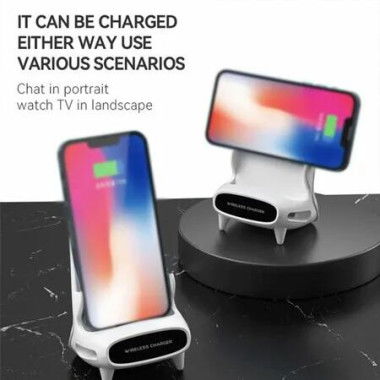 15W Charging Phone Stand Desktop Smartphone Tablet Charger Holder Replacement For Iphone 8/8Plus/Xs/12