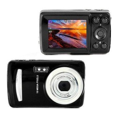 16 MP Digital Video Camera With 2.4-inch Display And USB Cable.